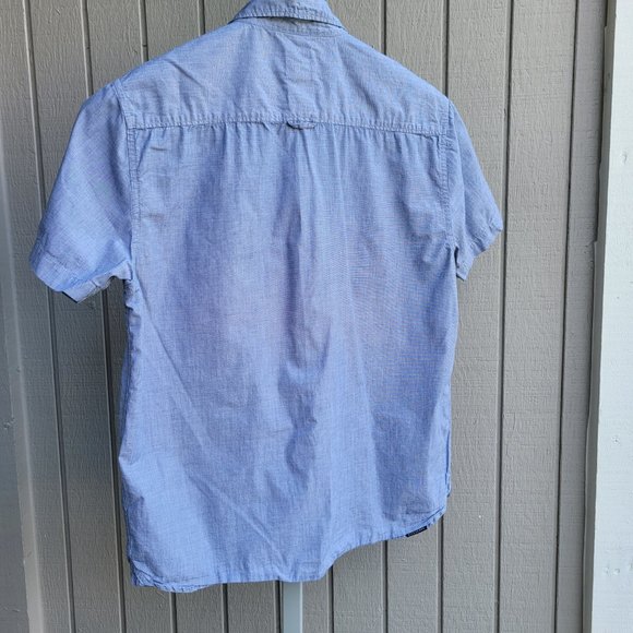 Billabong | Button-Down Men's Short Sleeve Shirt EUC Small light blue - Picture 6 of 12